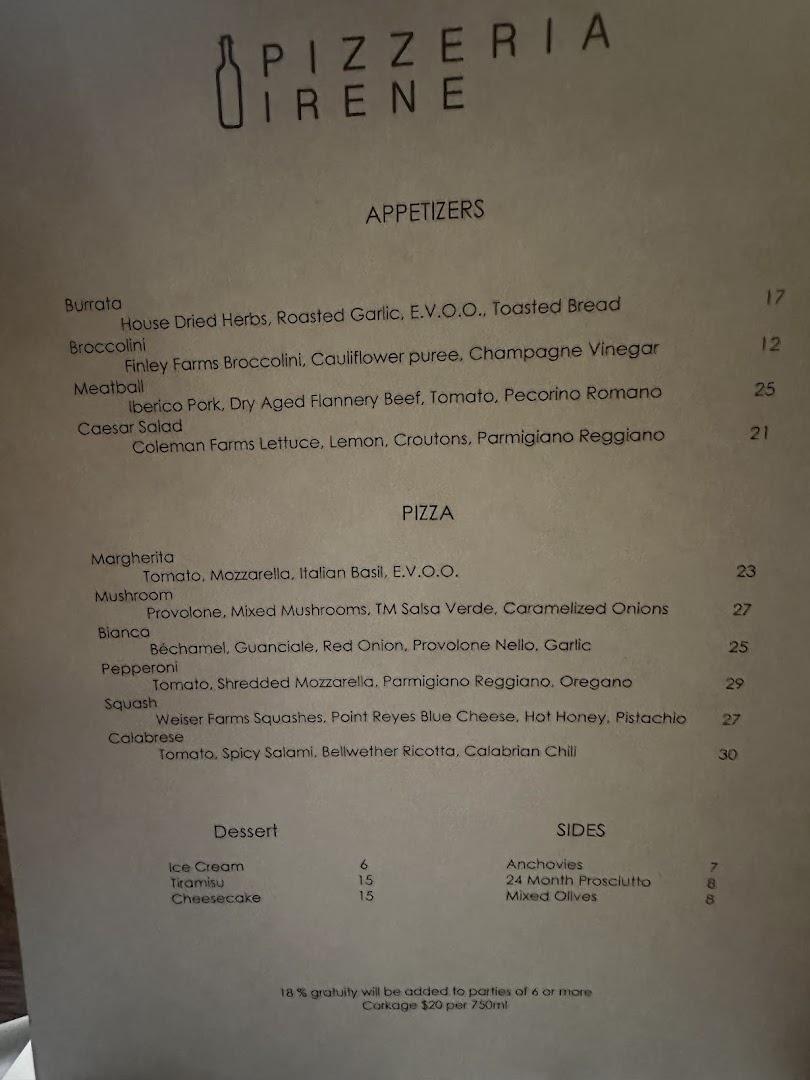 Pizzeria Irene