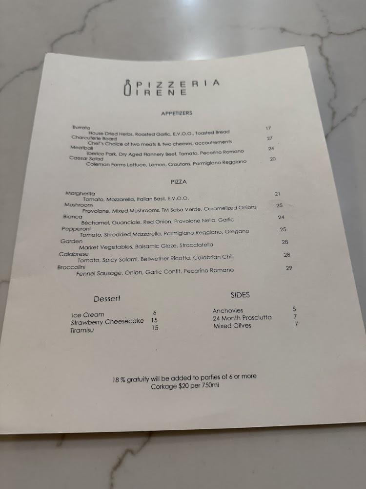 Pizzeria Irene Menu image 4